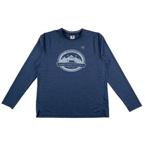 Rabbit Vented Performance Long Sleeve Shirt Men's Medium Logo
